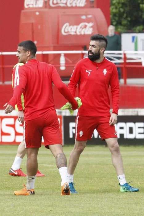 Entrenamiento del Sporting