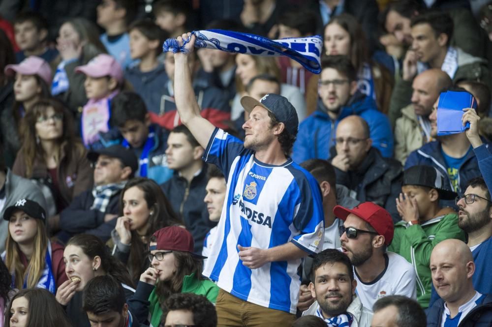 La afición disfrutó del derbi hasta el 0-1