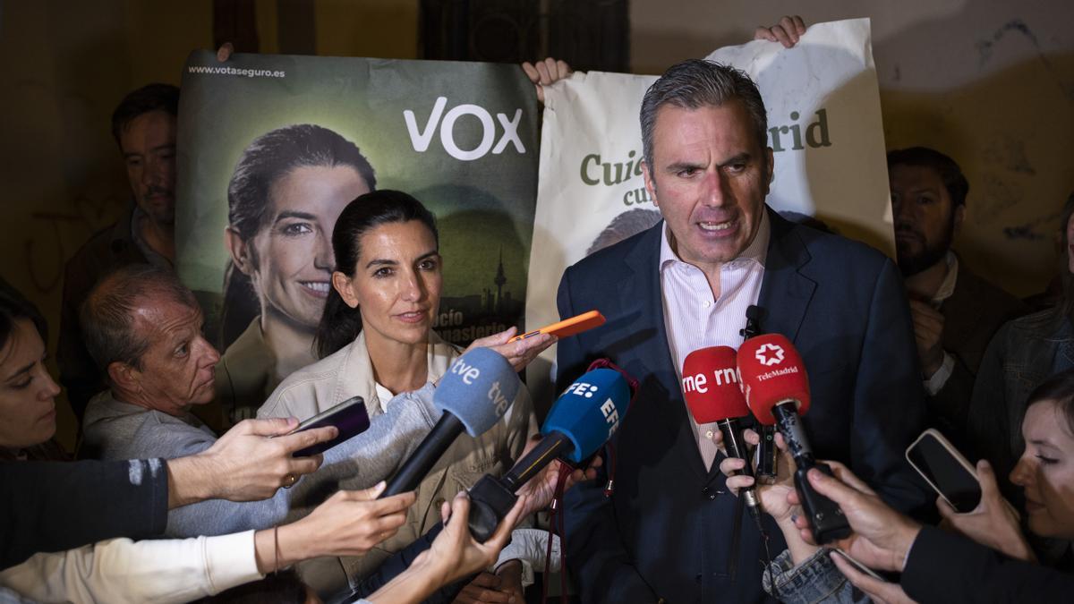 Tenso arranque de campaña de Vox en Madrid.
