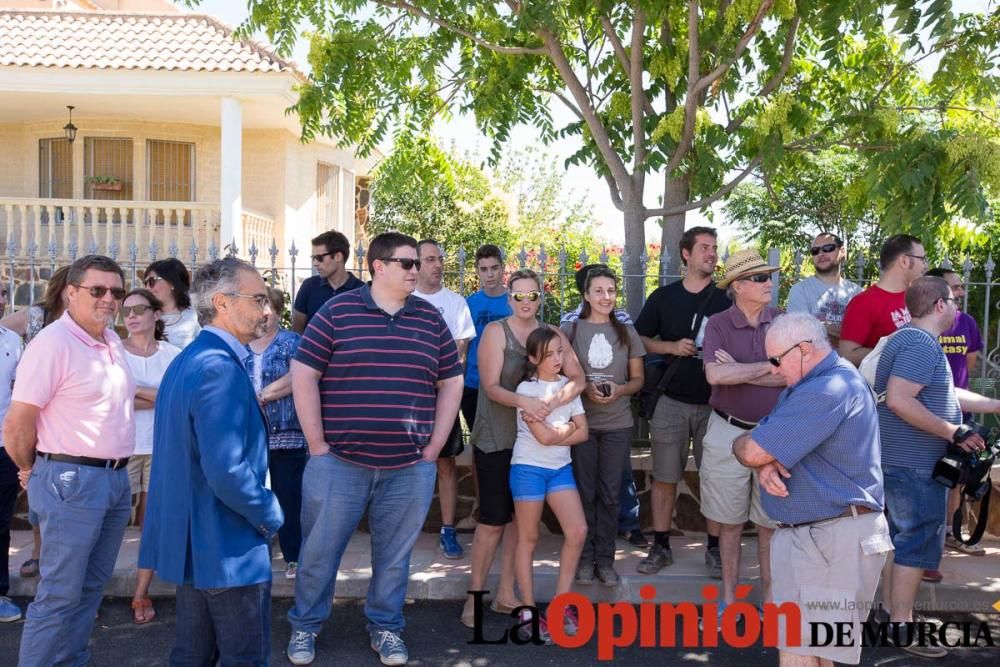 Calle al profesor Walker en la pedanía caravaqueña