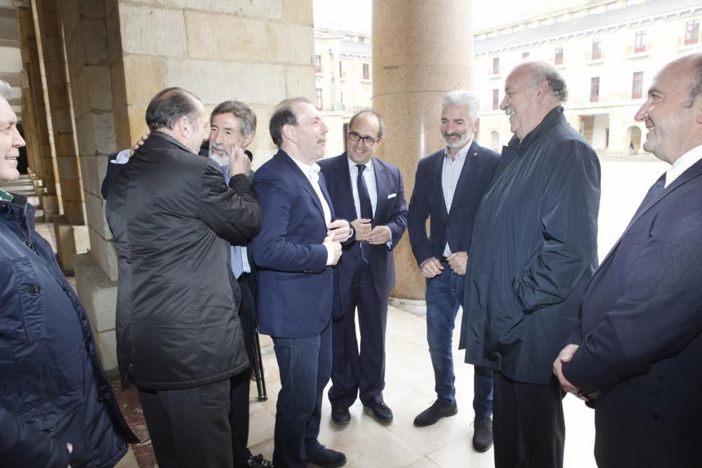 Presentación de la Fundación Escuela de Fútbol de Mareo Real Sporting de Gijón.