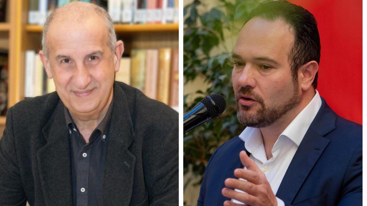 Jesús Borràs (Compromís) y Javier Mansilla (PSOE)