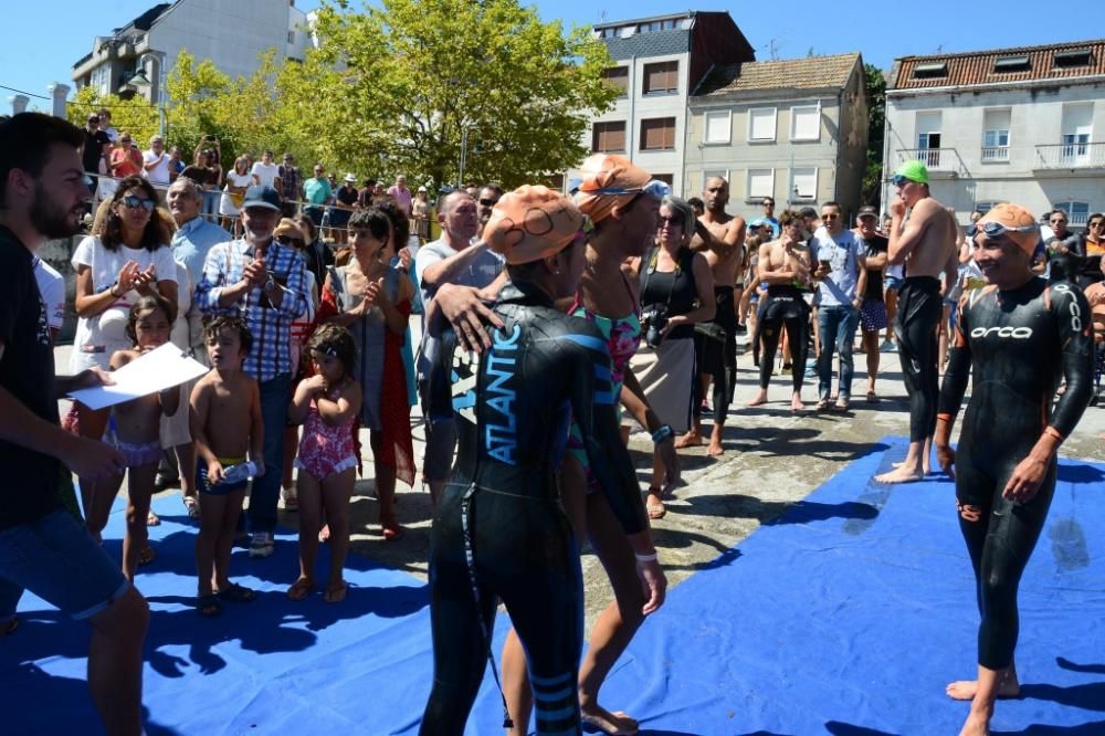 La Travesía a Nado de Moaña reúne a lo mejor del triatlón nacional