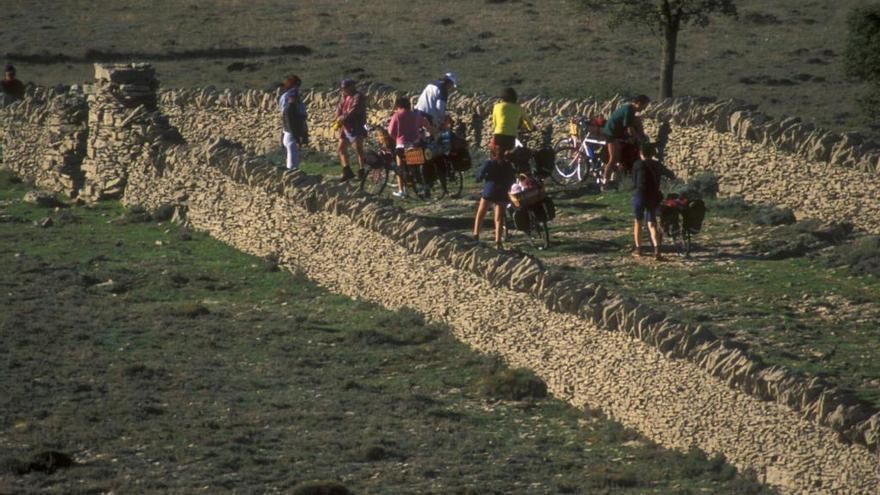 La construcción de la piedra en seco.