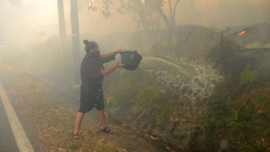 Medio Rural da por extinguido el incendio de Xiabre tras quemarse 450 hectáreas