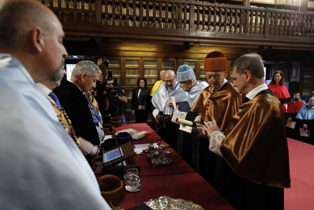 Investidura de los nuevos Honoris Causa de la Universidad de Oviedo