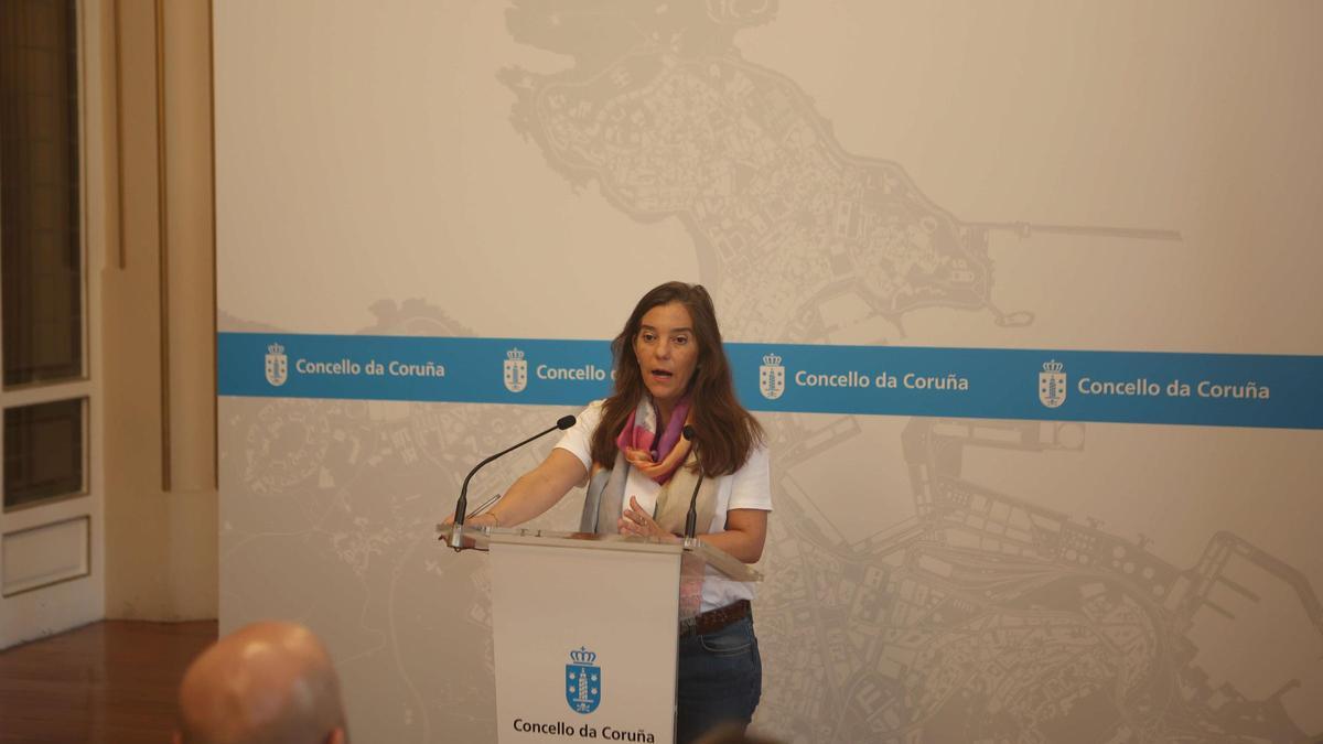 Inés Rey, alcaldesa de A Coruña.