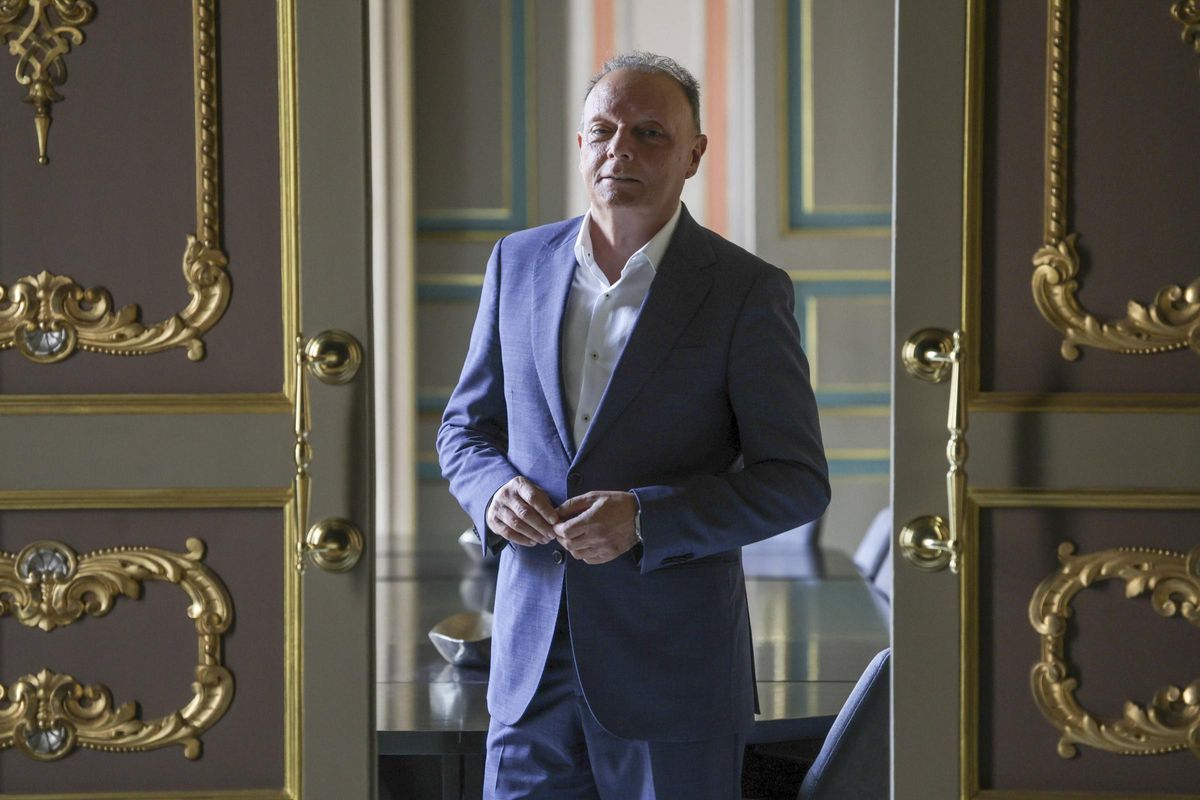 Salvador Navarro, en la sede de la CEV