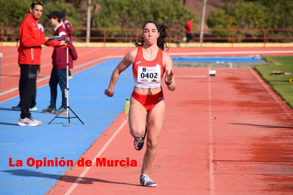 Regional absoluto y sub-23 de atletismo en Lorca (I)