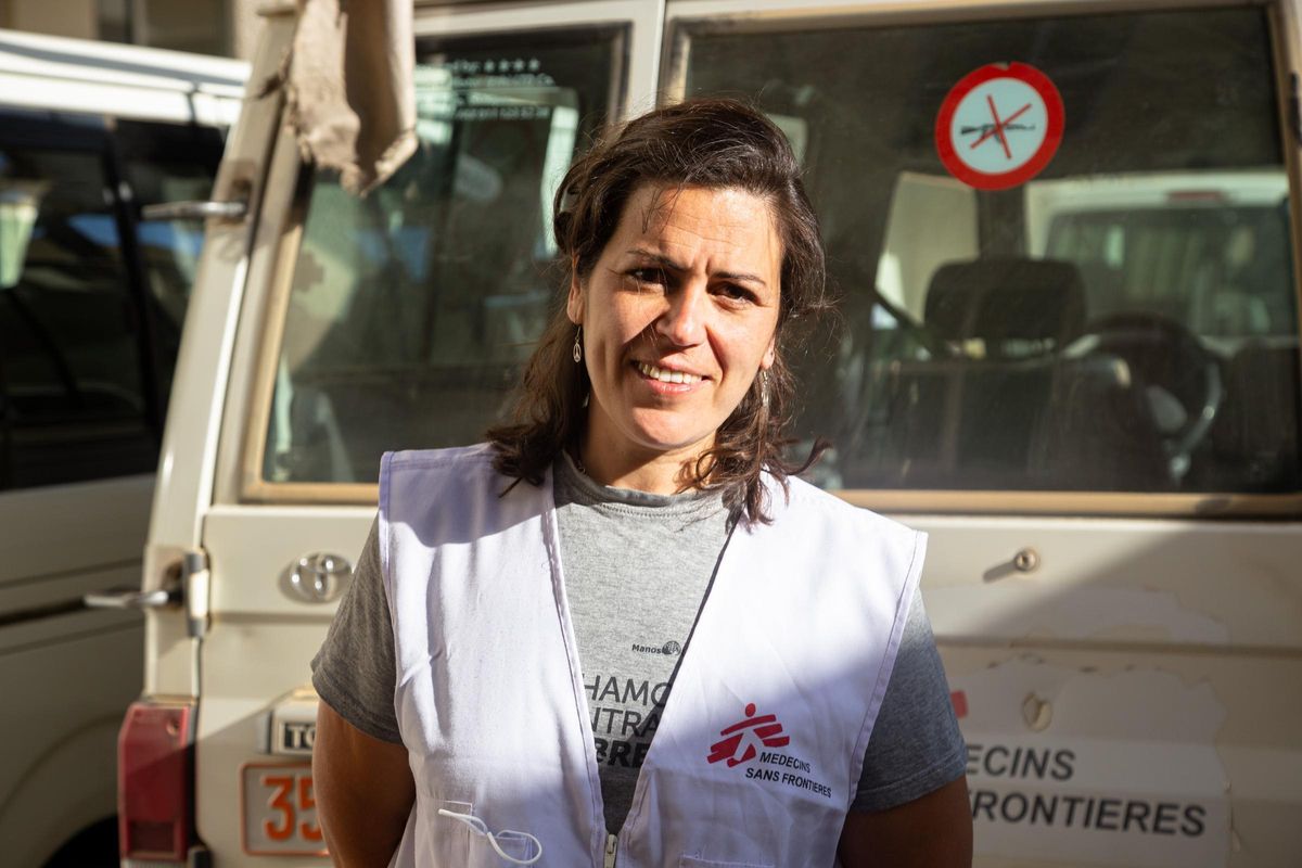 Esperanza Santos, coordinadora de Metges sense Fronteres a Gaza: "Als nens malnodrits els costa somriure" Esperanza Santos, coordinadora de Metges sense Fronteres a Gaza: "Als nens malnodrits els costa somriure"