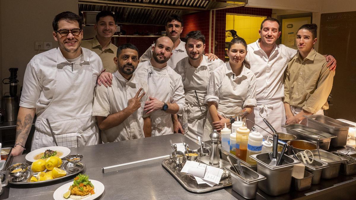 El equipo del restaurante Barra Oso.