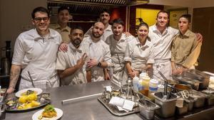El equipo del restaurante Barra Oso.