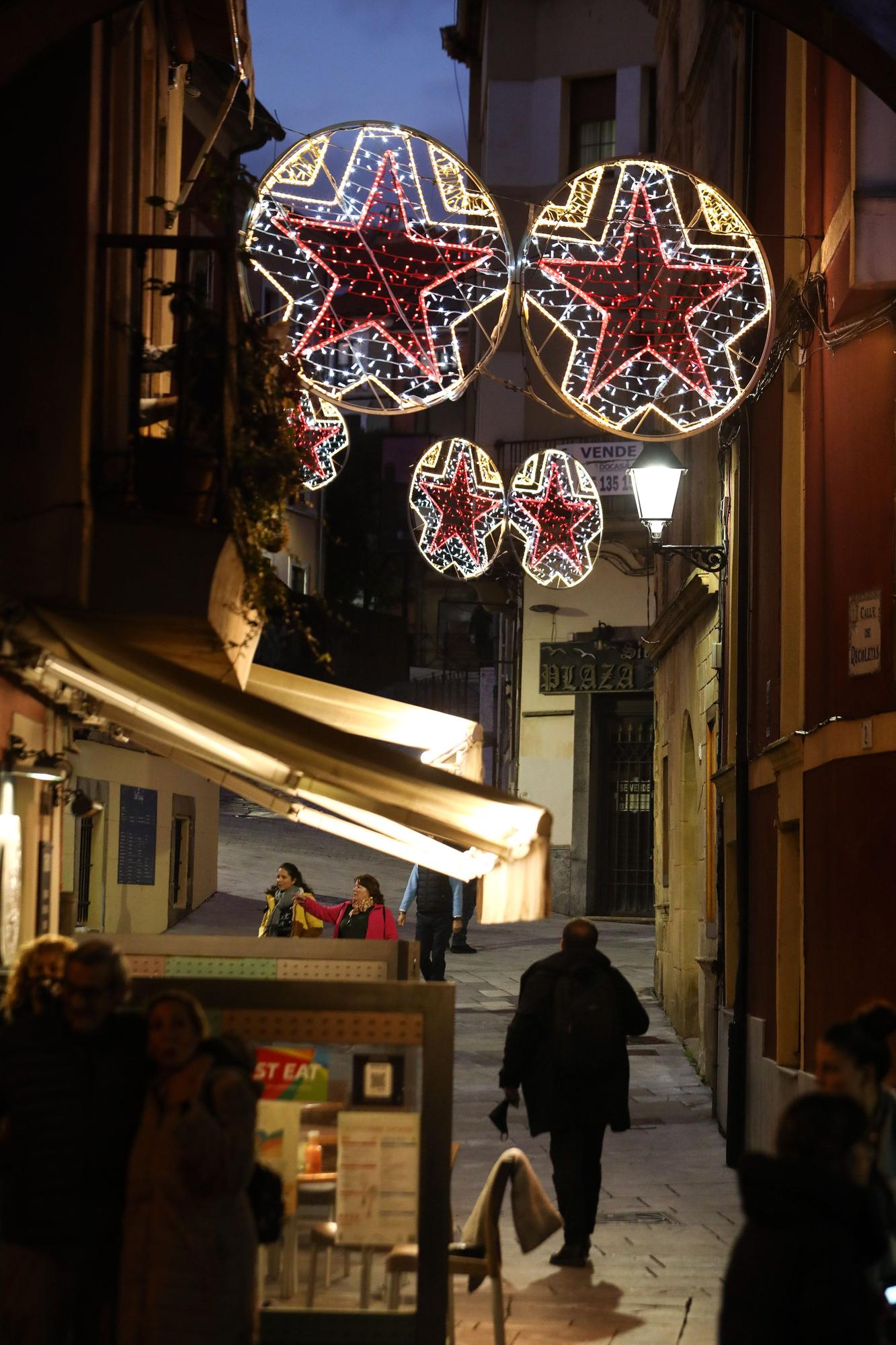 Gijón celebra el encendido del alumbrado navideño