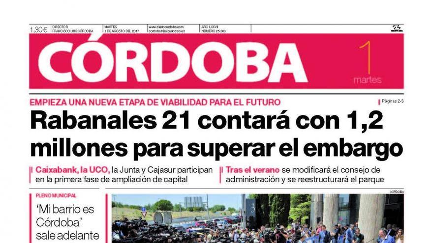 La portada de CÓRDOBA