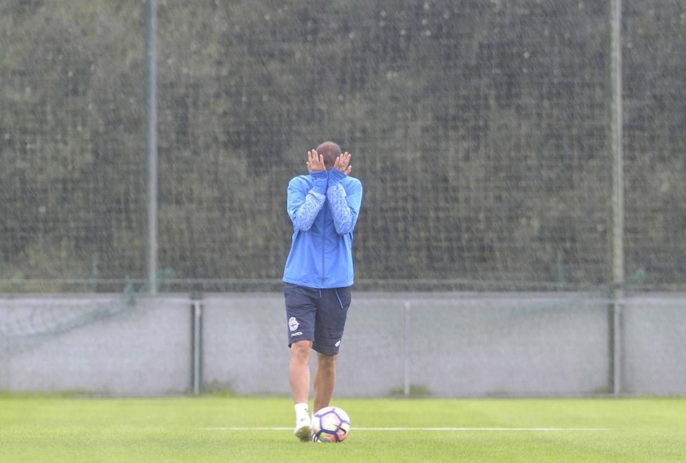 Bruno Gama completa el entrenamiento