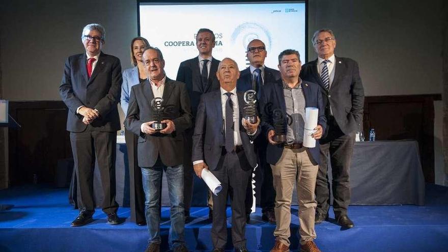 Entrega de los Premios Coopera ayer en San Clodio. // Brais Lorenzo