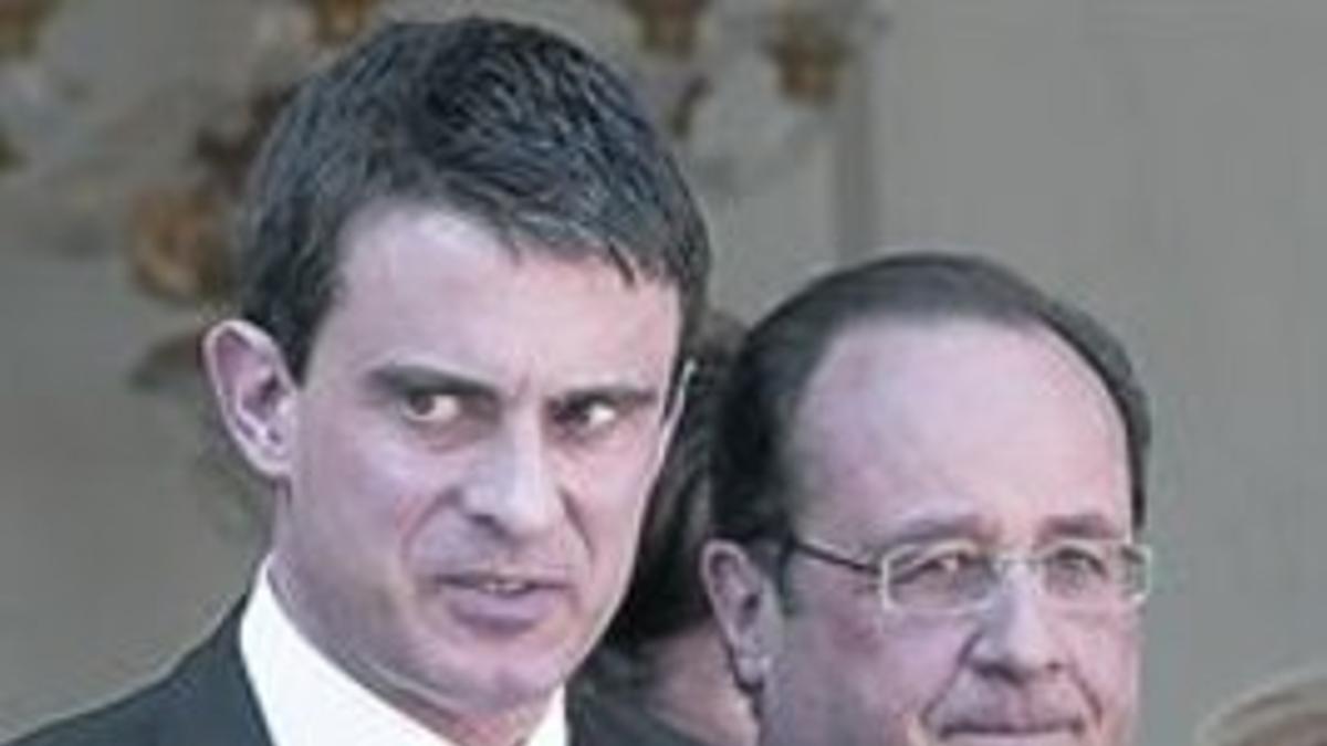 Valls y Hollande, el miércoles en París.