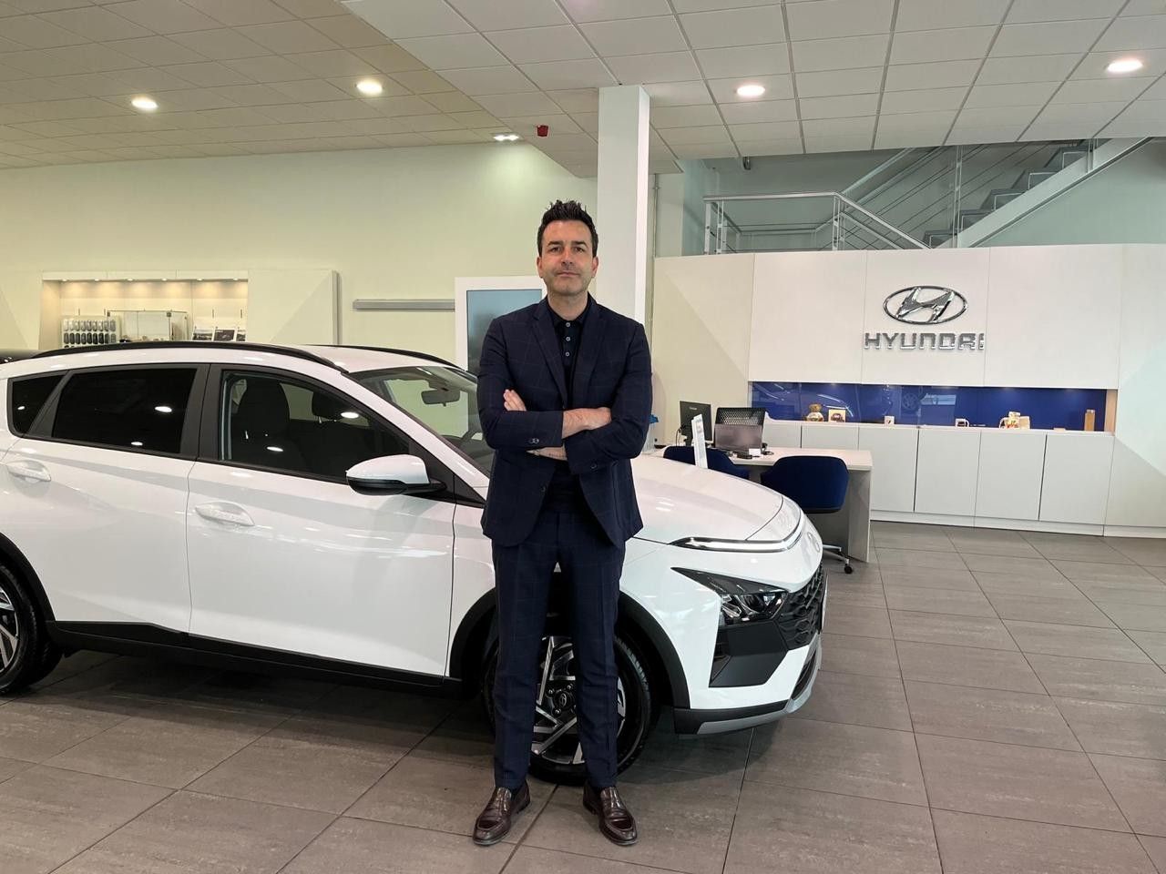 David Álvarez, jefe de ventas de Hyundai Asturdai