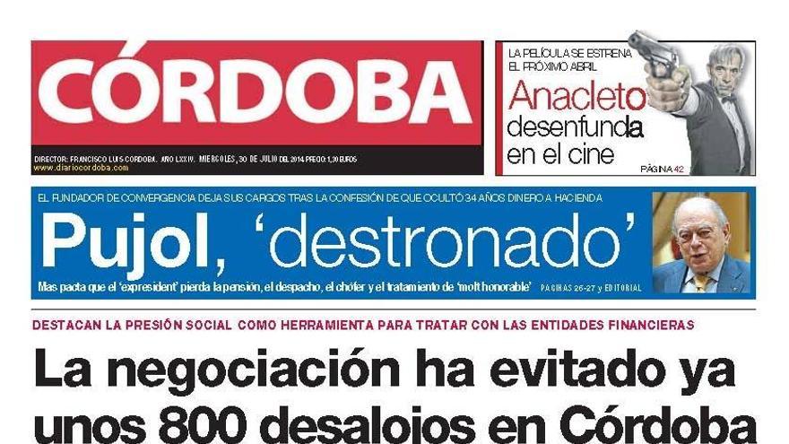 La portada de CÓRDOBA