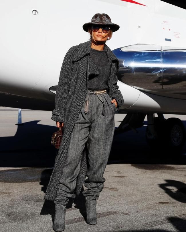 JLo, a su llegada a Washington D.C