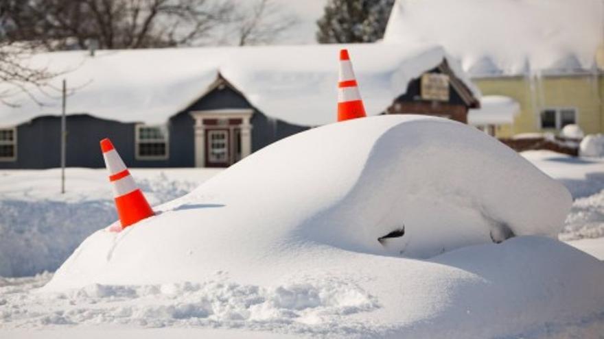 Una gran nevada siembra el caos en el Estado Nueva York