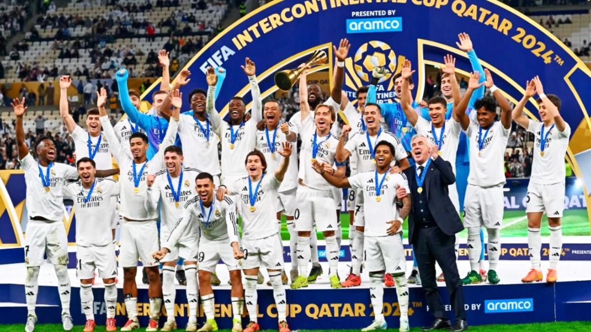 El último título ganado por el Madrid fue la Intercontinental el18 del 12 de 2024