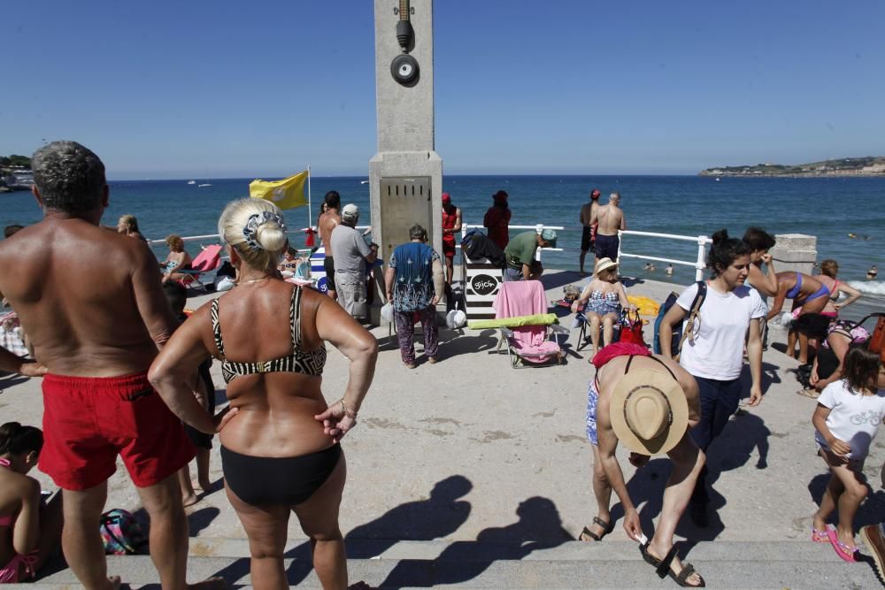 Buen tiempo en Gijón