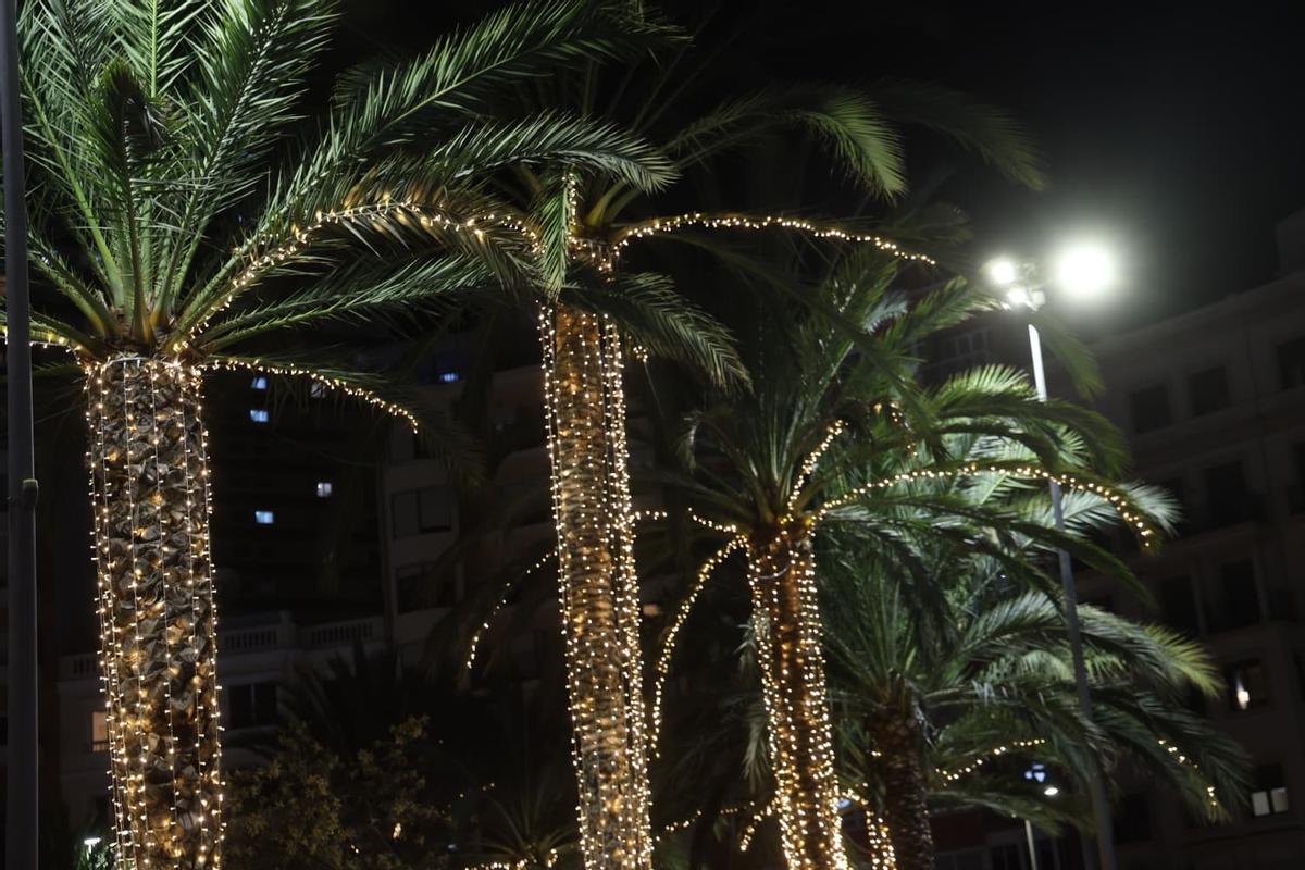 Encendido de las luces de Navidad en Alicante