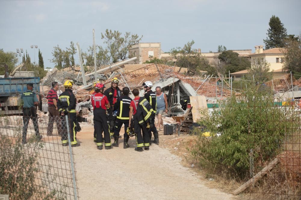 Un obrero de 36 años muere al derrumbarse un edificio en Marratxí