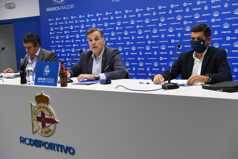 El presidente del Deportivo ha denunciado abuso de autoridad en el proceso y conductas que constituyen el incumplimiento de la normativa de la Ley del Deporte.