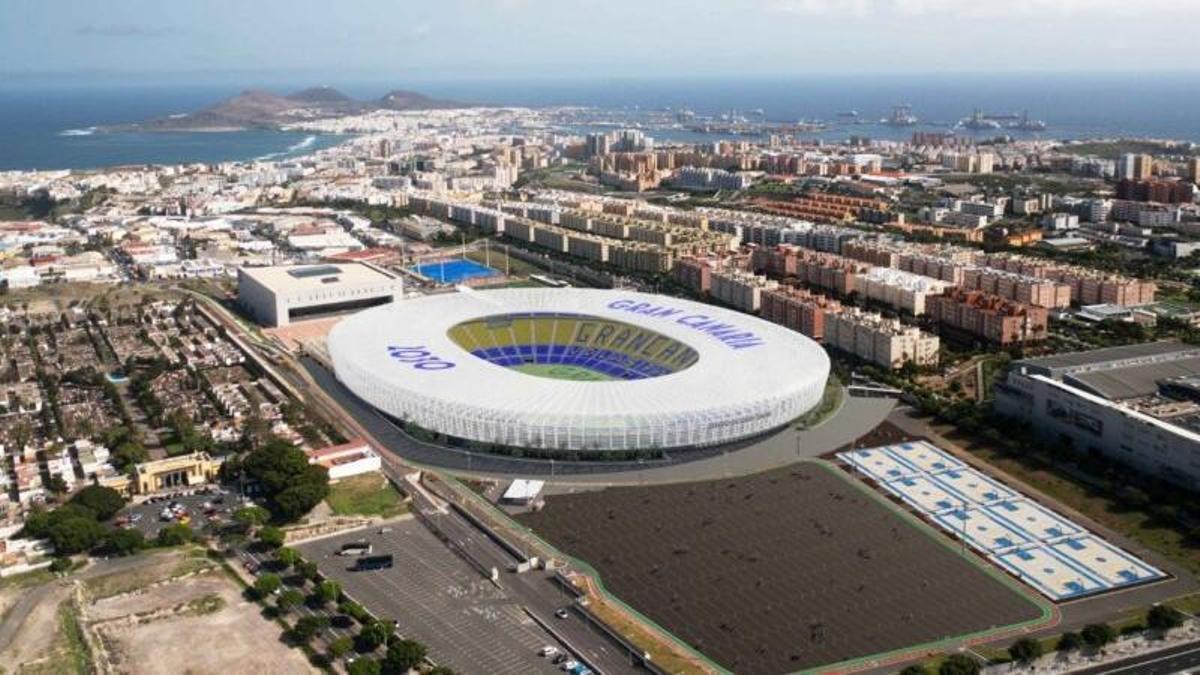 Así será el nuevo estadio de Gran Canaria