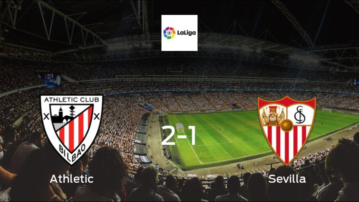 Athletic Bilbao earned hard-fought win over Sevilla 2-1 at San Mames