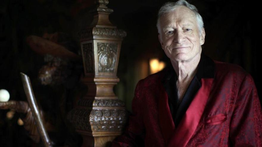 Hugh Hefner, fundador de Playboy.