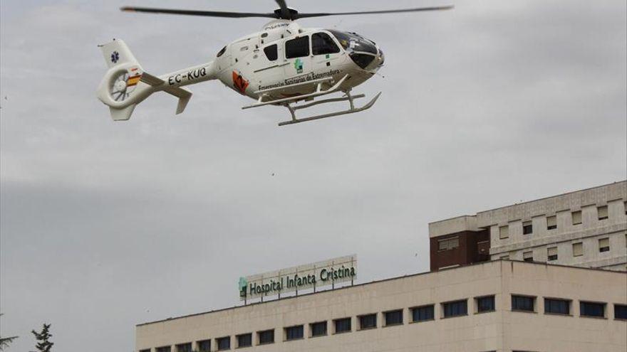 Uno de los ciclistas requirió de traslado al hospital en helicóptero.