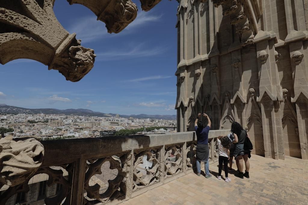 Vuelven las visitas a las terrazas de la Catedral de Mallorca