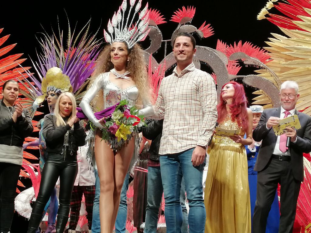 Carnaval de Águilas 2023: concurso de trajes de papel y maquillaje corporal