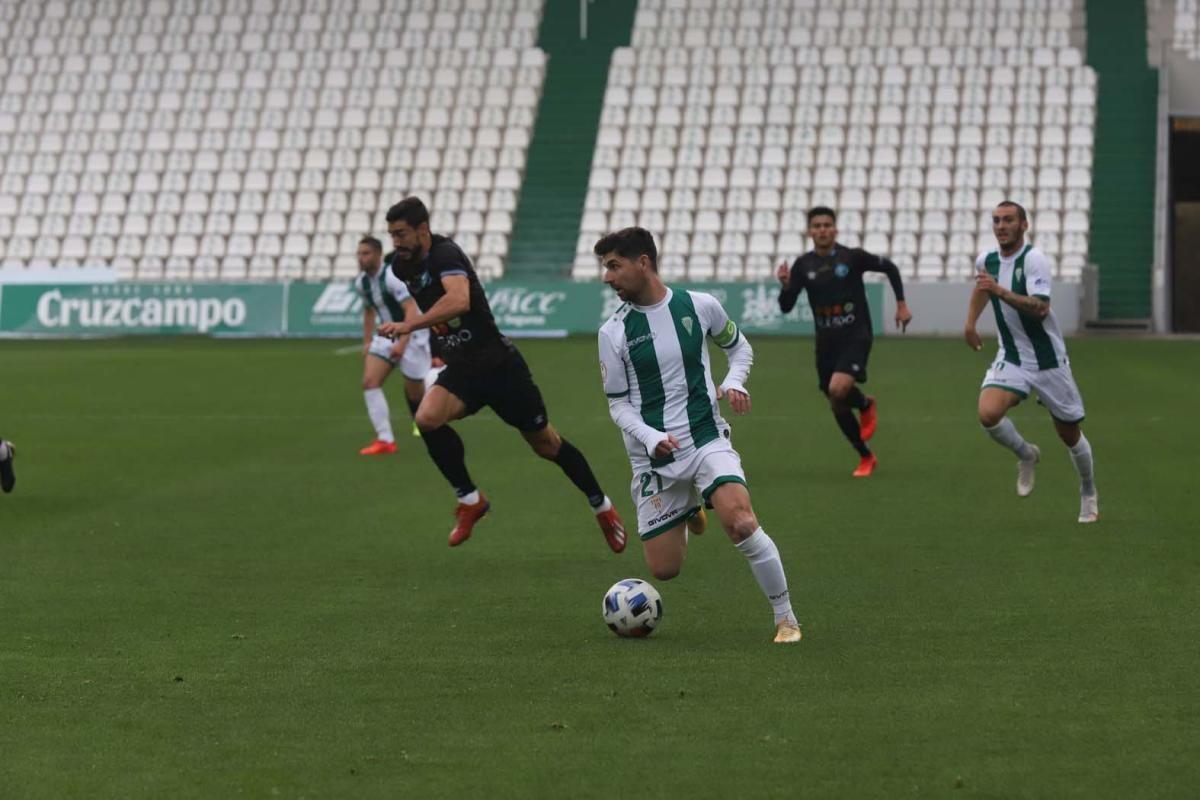 Javi Flores, en El Arcángel, en la goleada blanquiverde al Poli Ejido 2012, en diciembre del 2020.