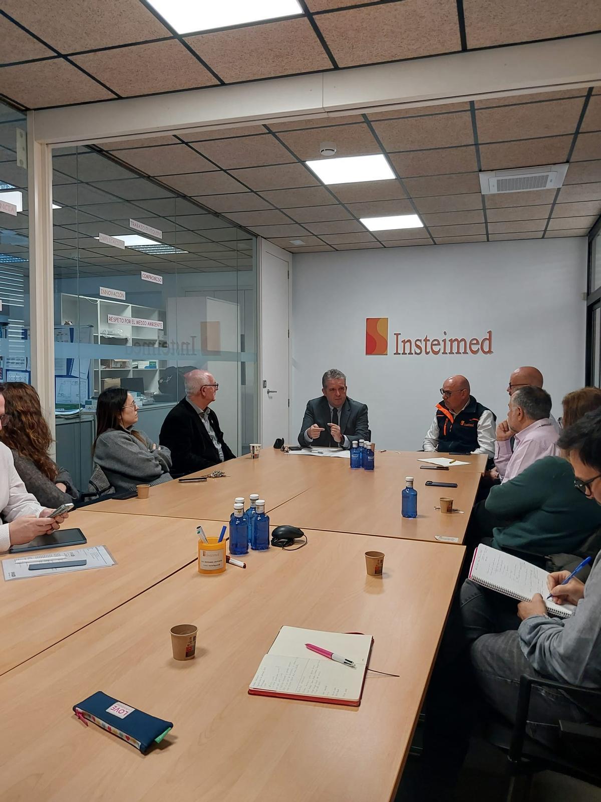 Reunión en Paiporta.
