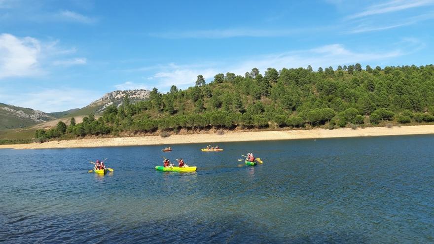 Kayak en Cancho del Fresno, Cañamero