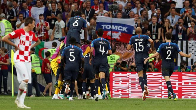 Francia 4 - Croacia 2 Final del Mundial 2018