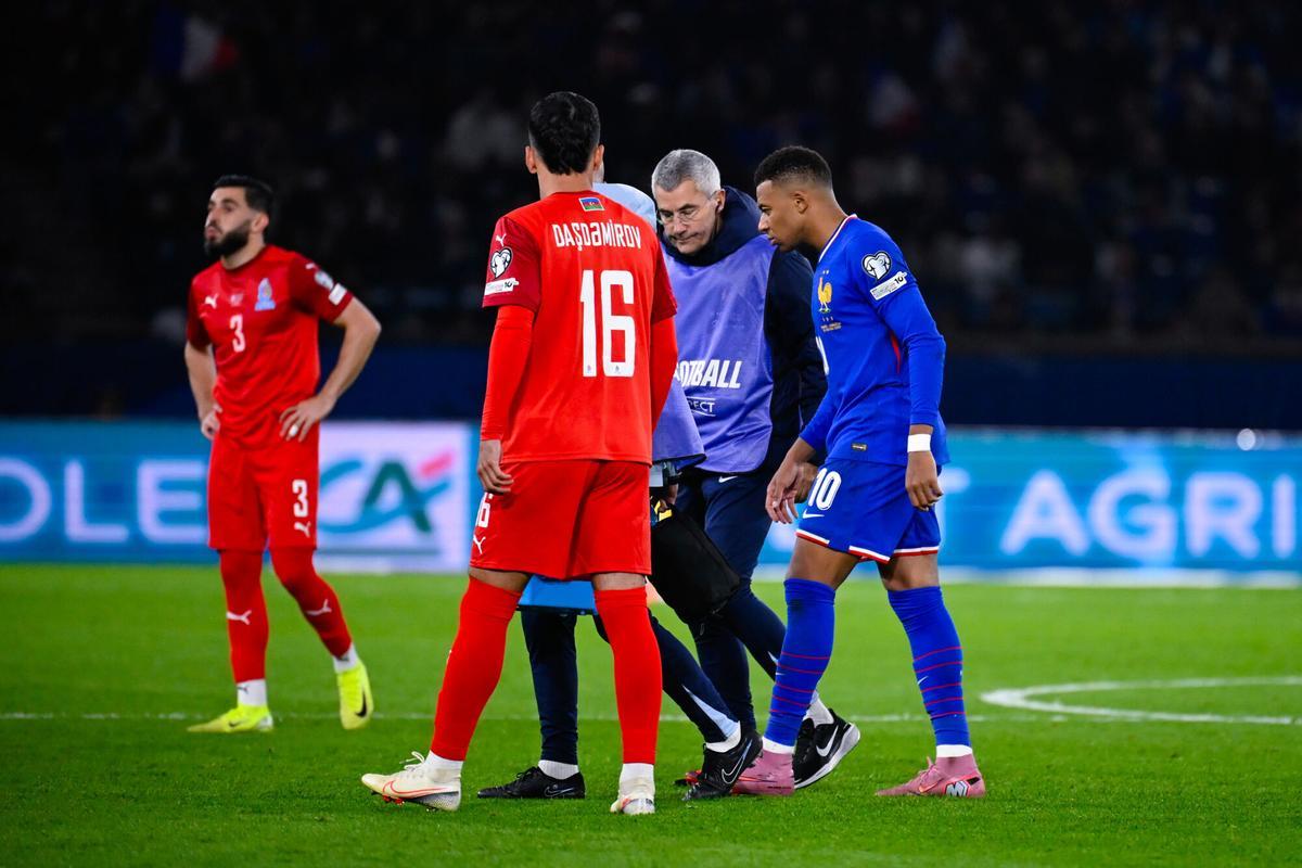 10/10/2025 Kylian Mbappé, Francia DEPORTES Europa Press/Contacto/Federico Pestellini. Restrictions: * Belgium, France, Germany Rights Out *