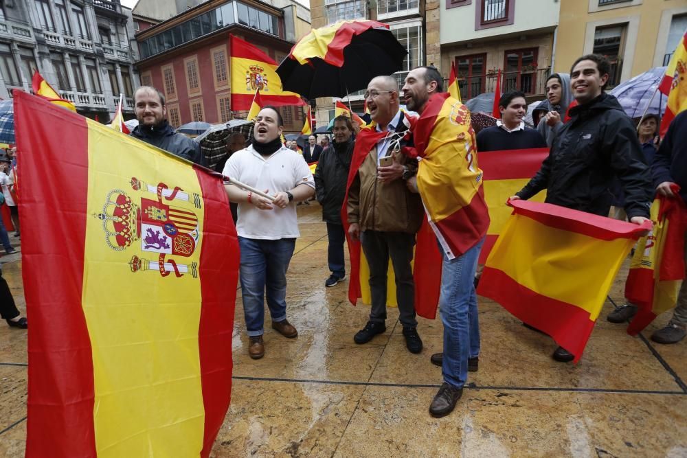 Manifestación en Oviedo por la unidad de España