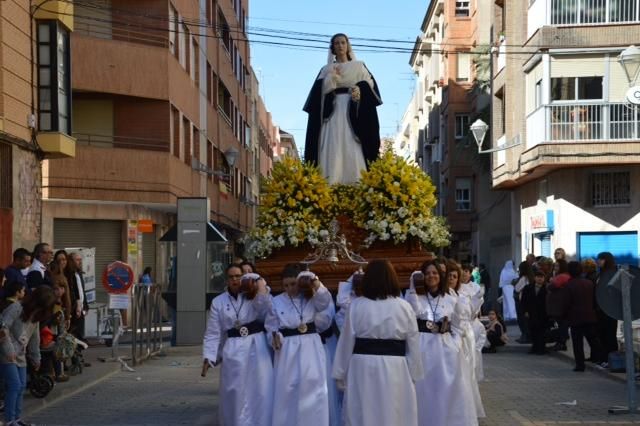 Procesión del Resucitado y Tambores en Mula