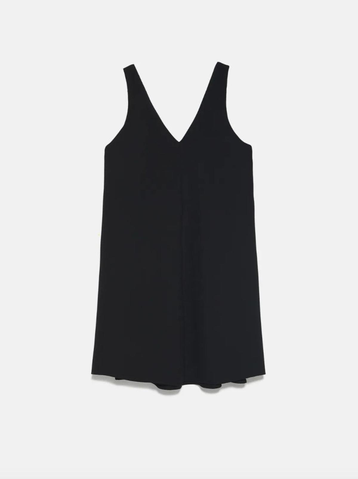 Minivestido negro de Zara