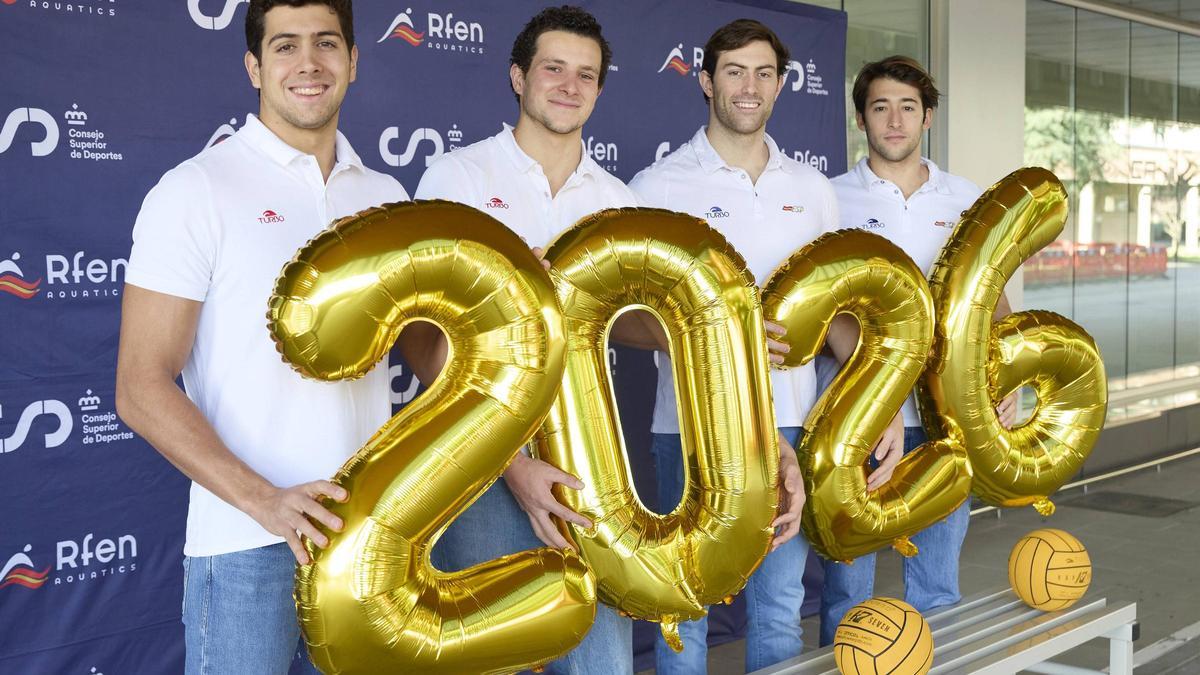 Los jugadores de la selección, en la concentración en el CAR