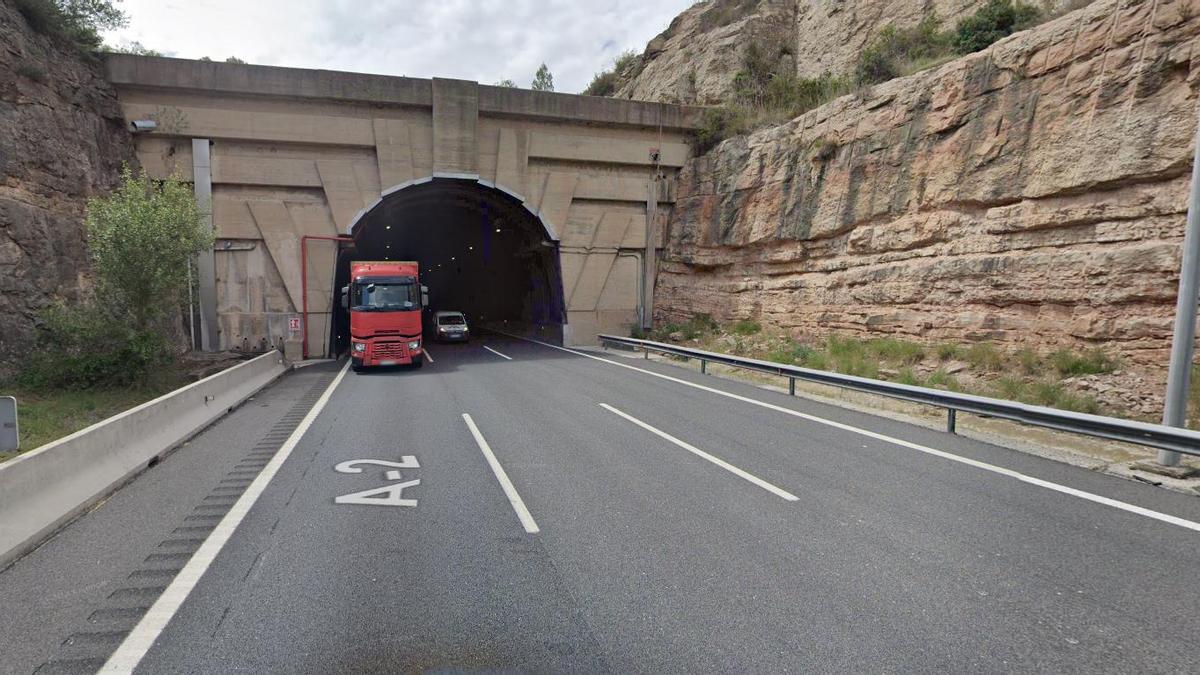 El túnel del Bruc, en una imatge d'arxiu