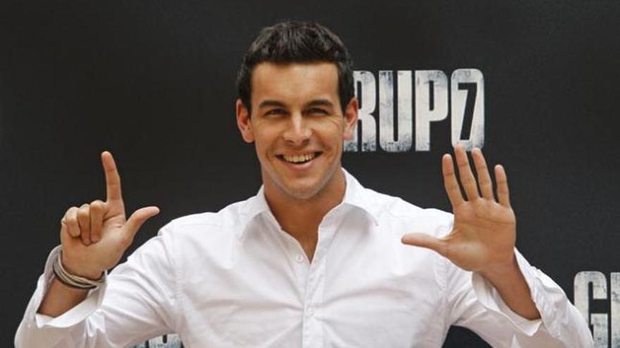 Mario Casas en la presentación de &#039;Grupo 7&#039;.