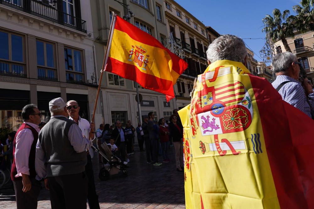 Manifestación por la unidad de España en Málaga