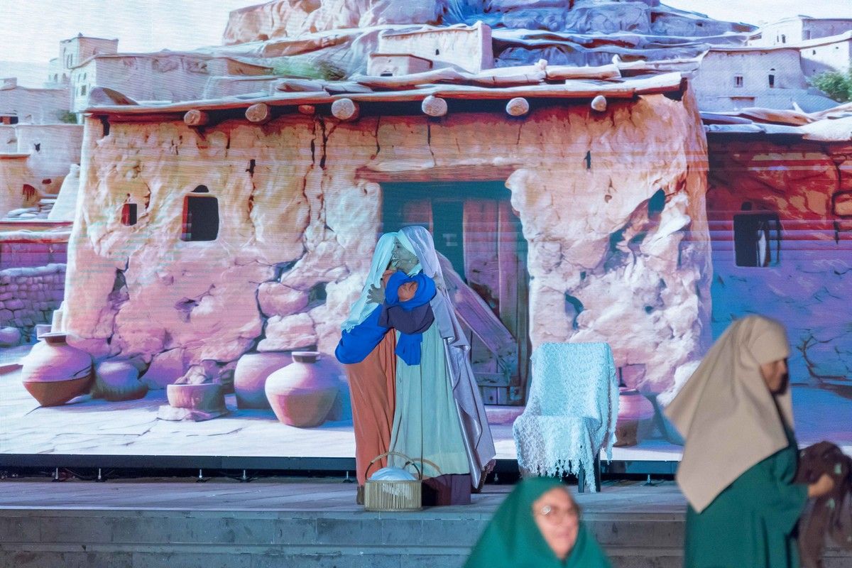 Casa Pastores representó el belén viviente