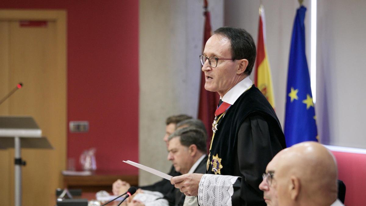 Díaz Manzanera interviene en la apertura del año judicial.
